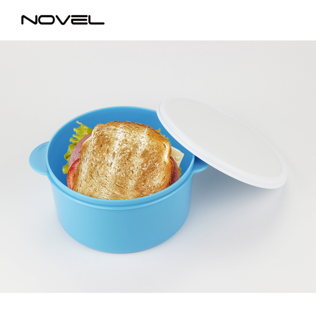 Sublimation DIY Round Plastic Lunch Box