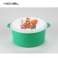 Sublimation DIY Round Plastic Lunch Box