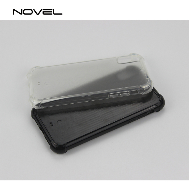 For iPhone XR Sublimation Blank TPU Case For iPhone XS Max With Four Shockproof Corners