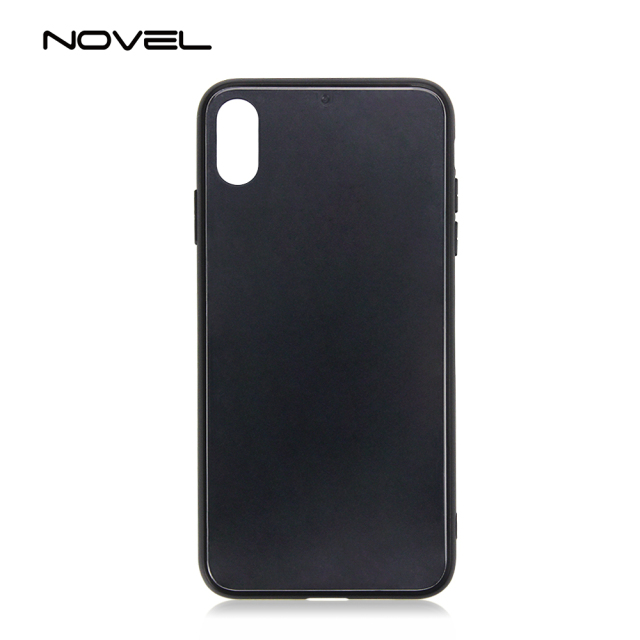 For iPhone Series UV Printing TPU Phone  Case With Transparent Glass Sheet