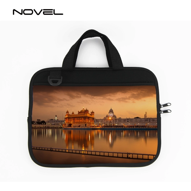 Sublimation Blank Neoprene Laptop Bag With Shoulder Strap