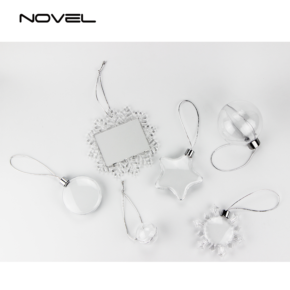 Sublimation Blank DIY Xmas Decorations Christmas Ball Ornament