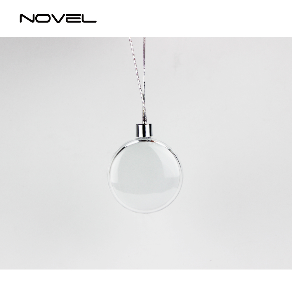 Sublimation Blank DIY Xmas Decorations Christmas Ball Ornament