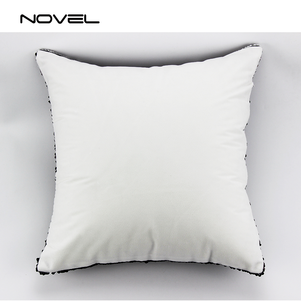 Custom Sublimation Blank Magic Pillow Cover Sequin Pillow Case,Double-Sided Printing