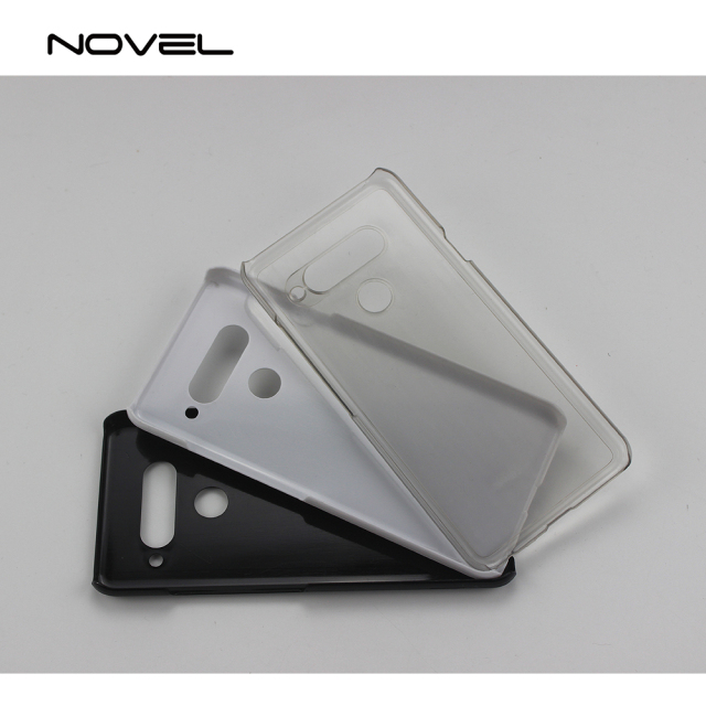 For LG V40 Phone Cover Sublimation Blank 2D Plastic Cell Phone Back Case