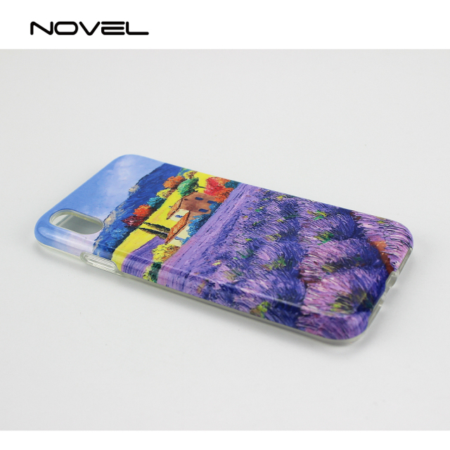 Popular For iPhone XR Phone Case Sublimation Blank 3D 2IN1 Phone Back Shell