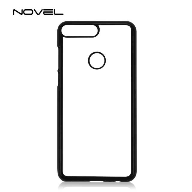 For Huawei Y7 2018 Sublimation 2D Hard Plastic Blank Cell Phone Back Case