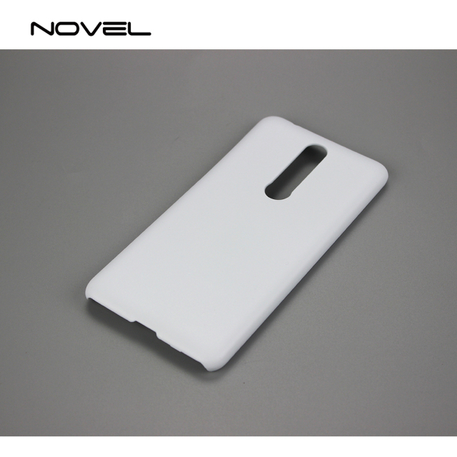 For Nokia 3.1 Plus DIY Sublimation Blank 3D Plastic Phone Shell Case