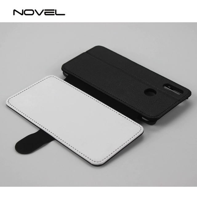 For Huawei Y9 2019 Sublimation Blank PU Leather Flip Phone Case Wallet