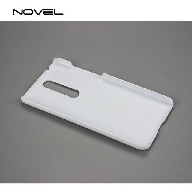 For Nokia 3.1 Plus DIY Sublimation Blank 3D Plastic Phone Shell Case