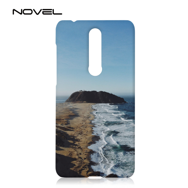 For Nokia 3.1 Plus DIY Sublimation Blank 3D Plastic Phone Shell Case