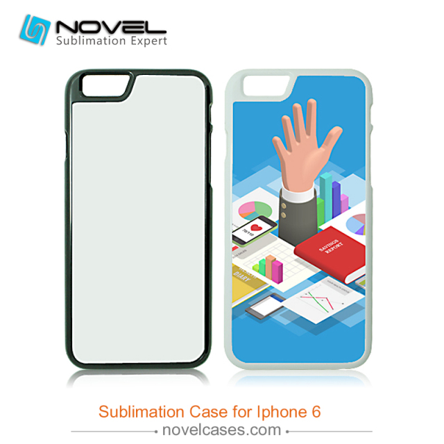 For iPhone 4/5/6/6+/7/8/8+/XS/XR/XS Max Popular Sublimation 2D Blank Plastic Cell Phone Case