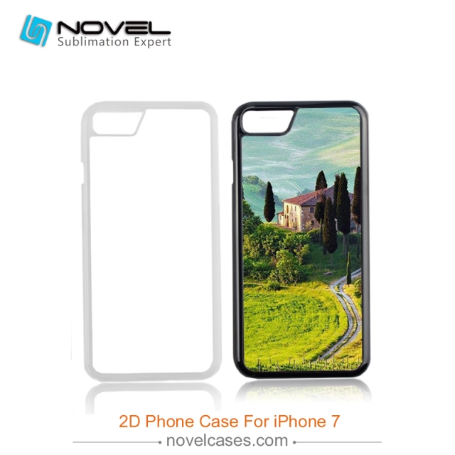 For iPhone 4/5/6/6+/7/8/8+/XS/XR/XS Max Popular Sublimation 2D Blank Plastic Cell Phone Case