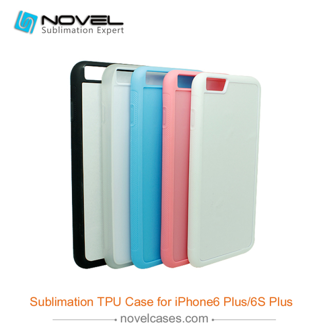 For iPhone 4/5/6/6+/7/8/8+/XS/XR/XS Max Popular TPU Case Sublimation 2D Black Rubber Phone Back Shell