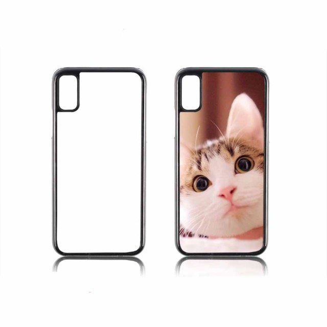 For iPhone 4/5/6/6+/7/8/8+/XS/XR/XS Max Popular Sublimation 2D Blank Plastic Cell Phone Case