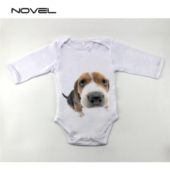 DIY Custom Sublimation Blank White Baby One-piece Baby Bodysuit