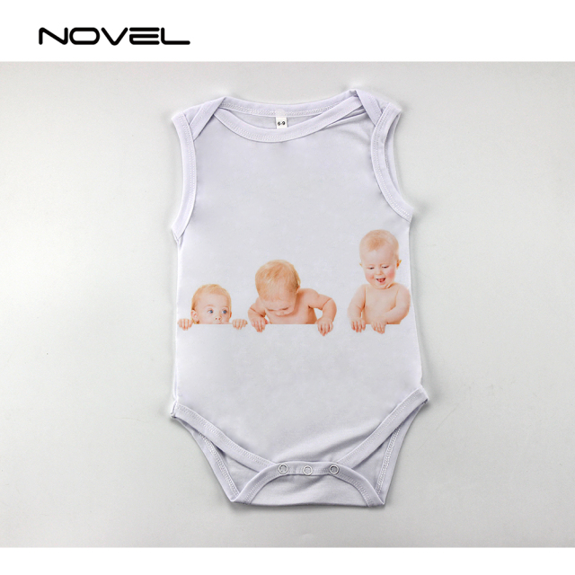 DIY Custom Sublimation Blank White Baby One-piece Baby Bodysuit