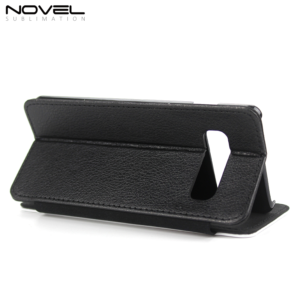 Sublimation Blank PU Leather Case Flip Phone Wallet For Galaxy S10