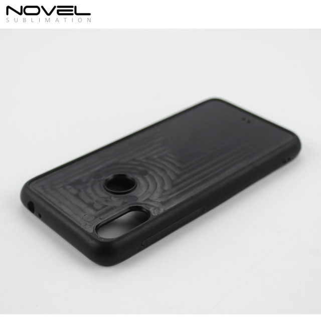 Sublimation Blank 2D Rubber Phone Back Case For Moto One Power/ P30 Note