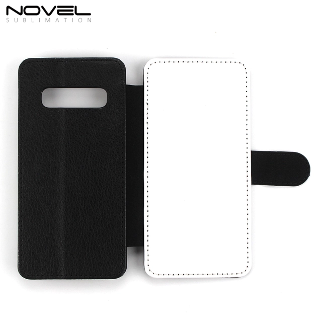 Sublimation Blank PU Leather Case Flip Phone Wallet For Galaxy S10