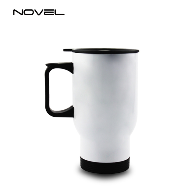 Sublimation Blank Stainless Steel Car Mug 14oz Travel Mug