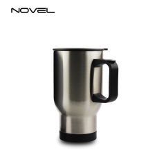 Sublimation Blank Stainless Steel Car Mug 14oz Travel Mug