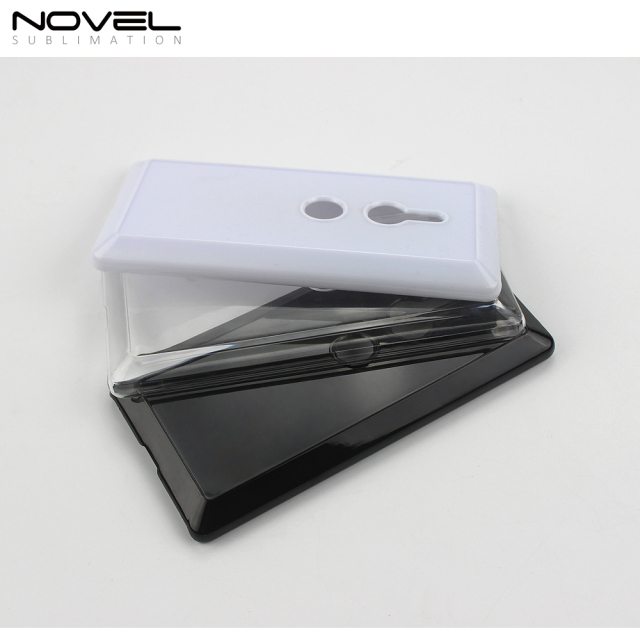 For Sony Xperia XZ2 Sublimation 2D Hard Plastic Phone Back Case Cover