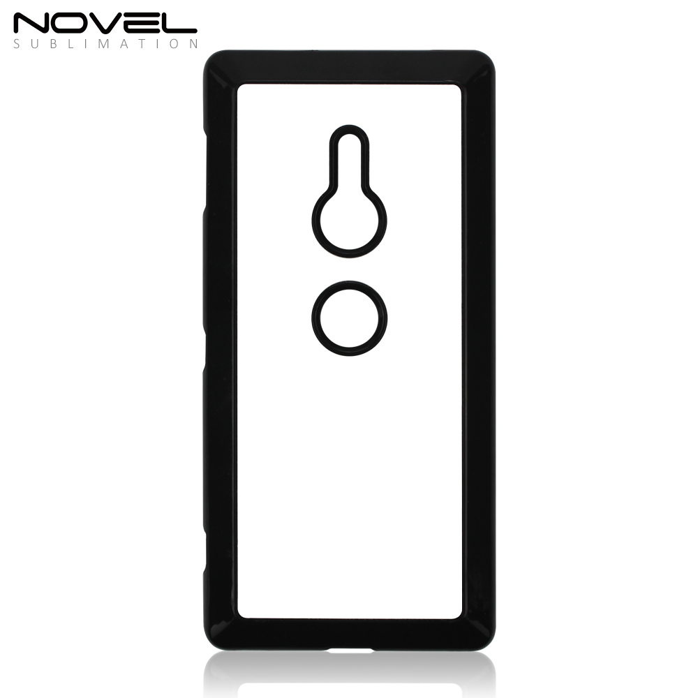 For Sony Xperia XZ2 Sublimation 2D Hard Plastic Phone Back Case Cover