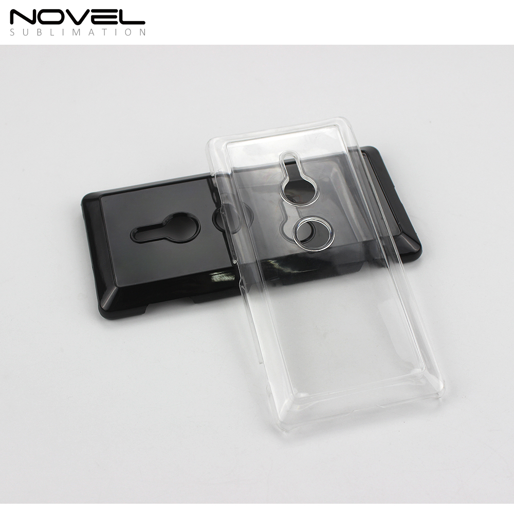 For Sony Xperia XZ2 Sublimation 2D Hard Plastic Phone Back Case Cover