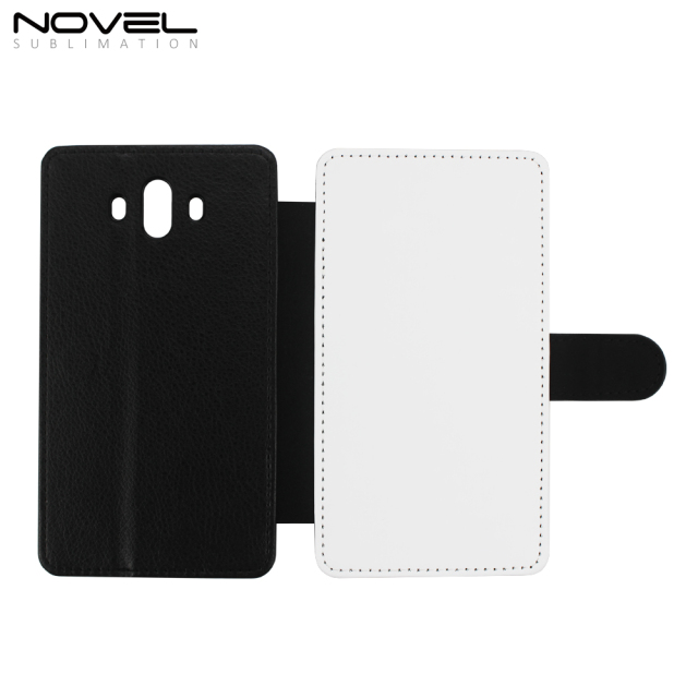 Sublimation Blank PU Leather Case Flip Phone Wallet For Huawei Mate 10