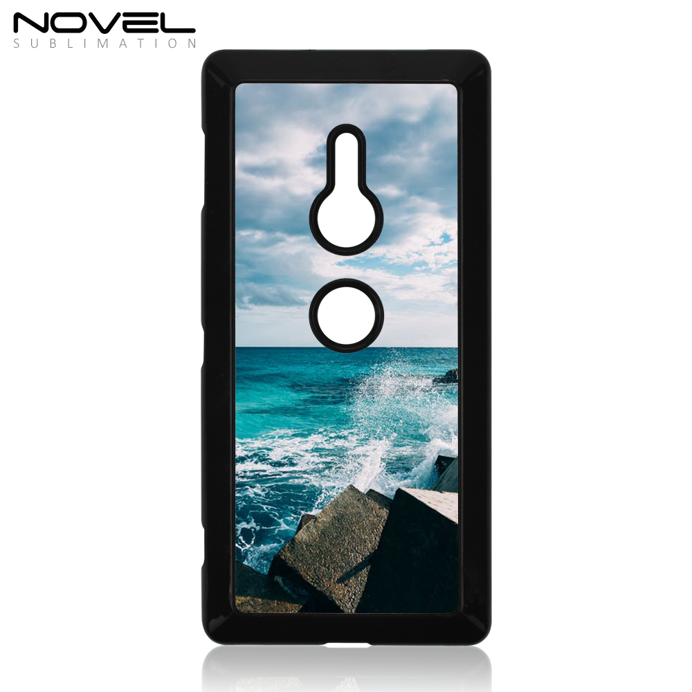 For Sony Xperia XZ2 Sublimation 2D Hard Plastic Phone Back Case Cover