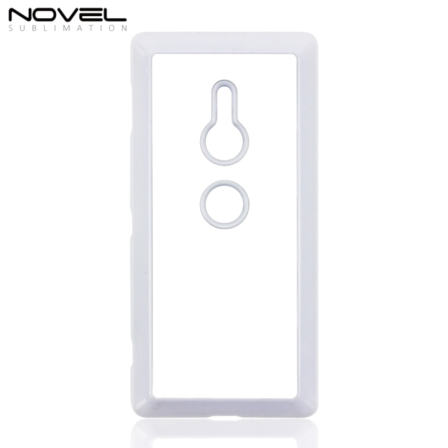 For Sony Xperia XZ2 Sublimation 2D Hard Plastic Phone Back Case Cover