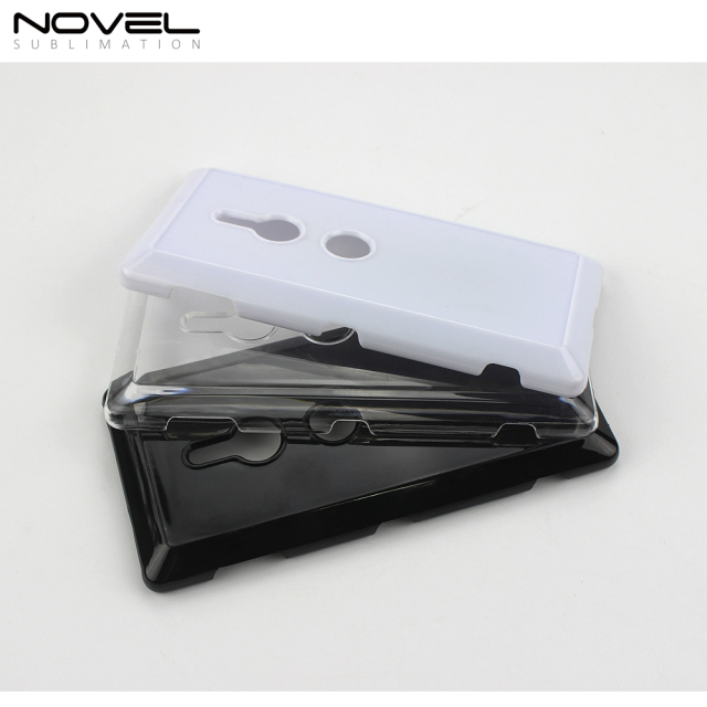 For Sony Xperia XZ2 Sublimation 2D Hard Plastic Phone Back Case Cover