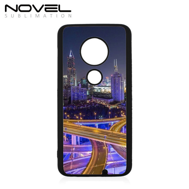 Sublimation Blank 2D TPU Rubber Cell Phone Case For Moto G7
