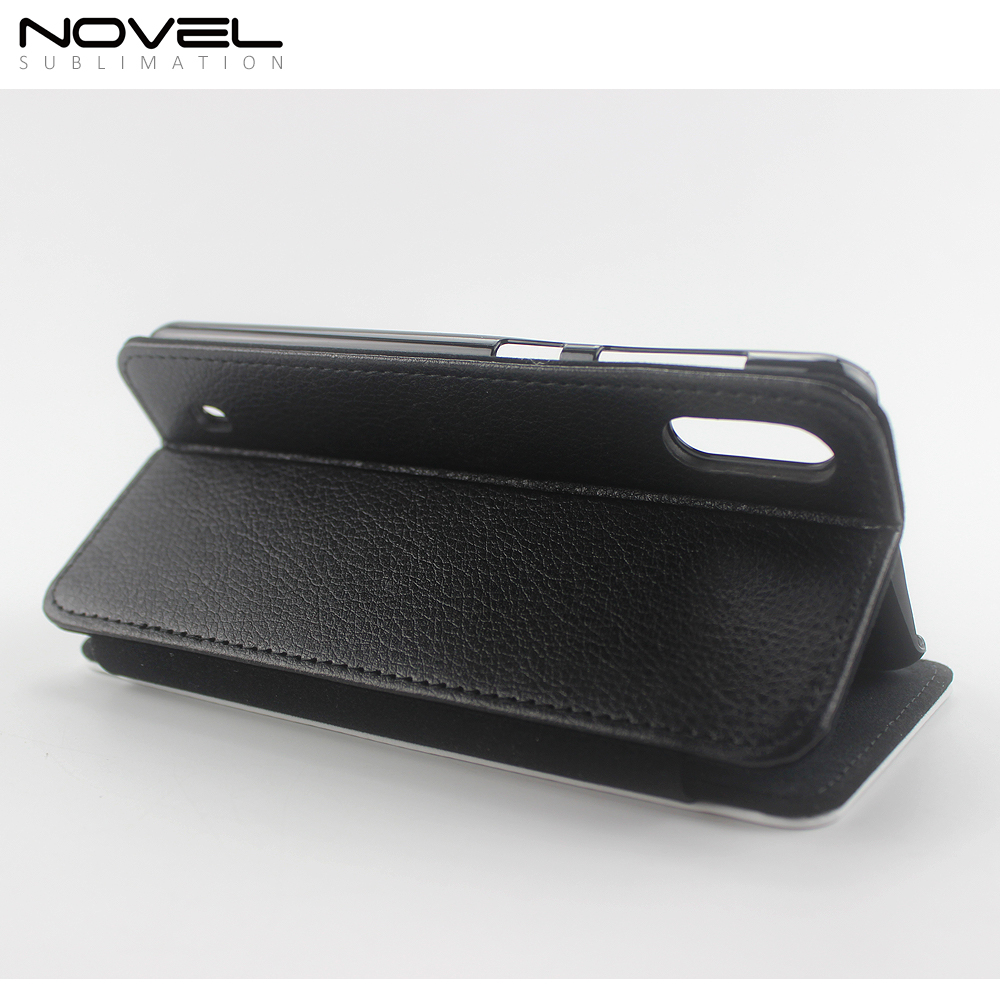 DIY Blank Sublimation PU Leather Flip Wallet Case For Galaxy M10