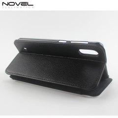 DIY Blank Sublimation PU Leather Flip Wallet Case For Galaxy M10