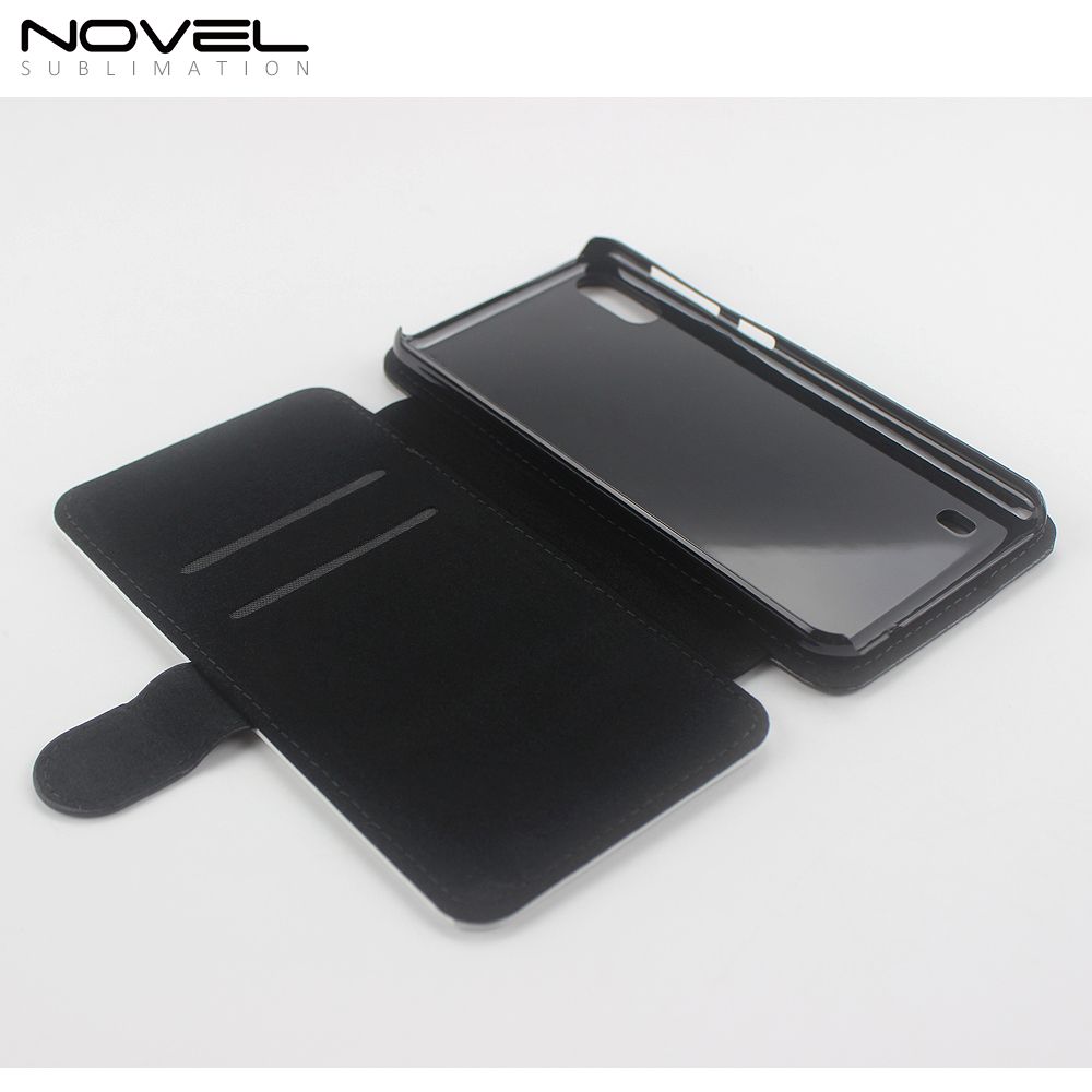 DIY Blank Sublimation PU Leather Flip Wallet Case For Galaxy M10