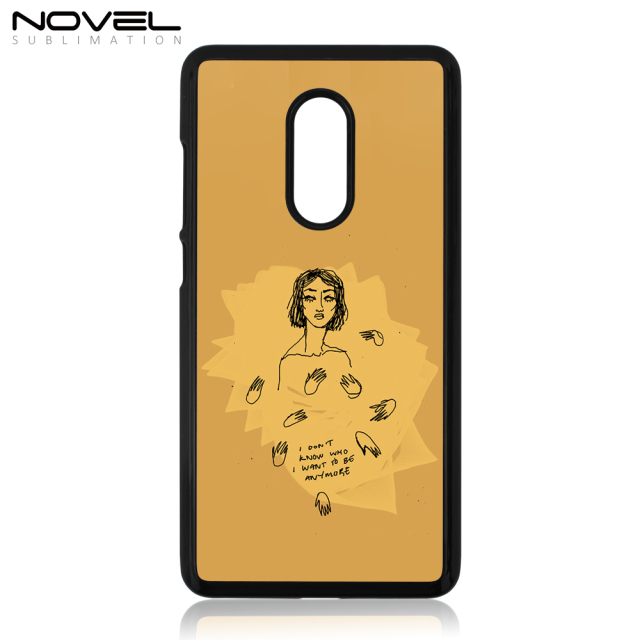 Custom Sublimation Blank 2D Plastic Hard Phone Case For Xiaomi Redmi Note 4