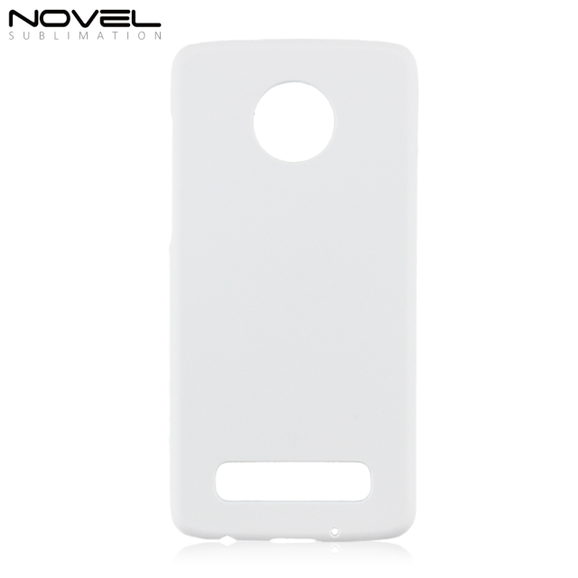 Blank Sublimation 3D Plastic PC Cell Phone Case Back Shell For Moto Z4 Play