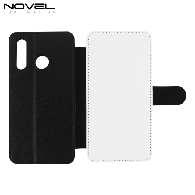 Custom Blank Sublimation Leather Flip Phone Wallet Case For Huawei P30 Lite