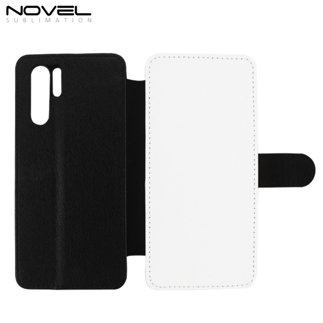 Personalized Blank Sublimation PU Leather Flip Phone Case For Huawei P30 Pro