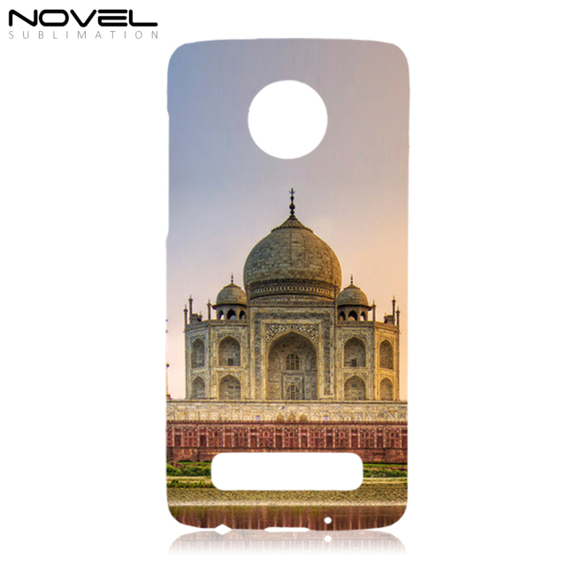 Blank Sublimation 3D Plastic PC Cell Phone Case Back Shell For Moto Z4 Play