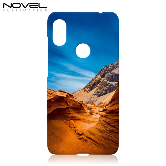 Sublimation Blank 3D Plastic Phone Back Shell For Redmi Note 6 Pro