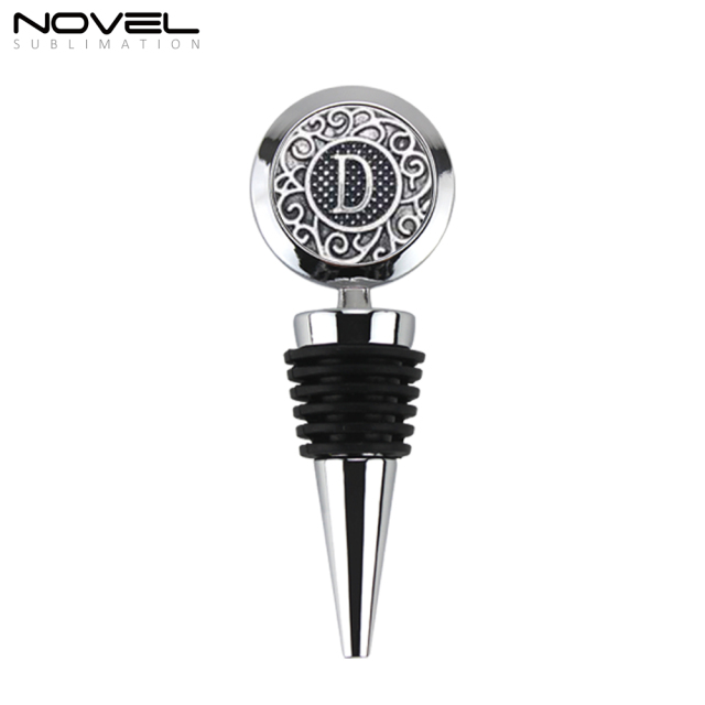 Custom Sublimation Blank Metal Wine Stopper-Round