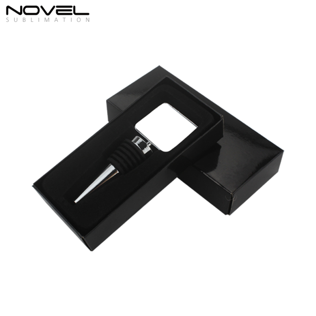 DIY Sublimation Blank Metal Wine Bottle Stopper-Square