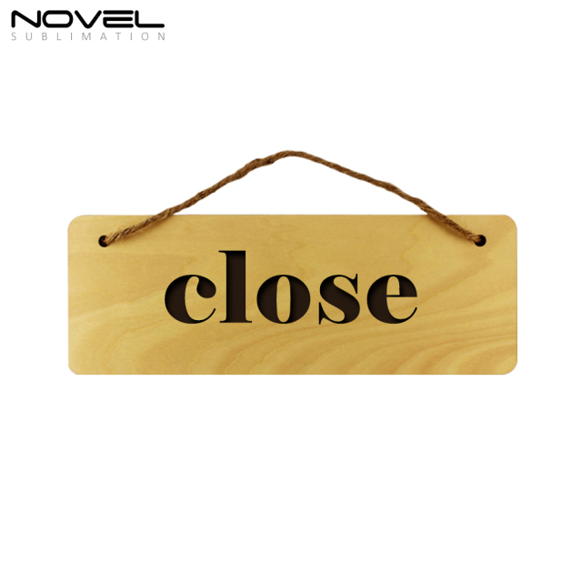 NEW!!!! DIY Blank Sublimation Natural  Wood Door Hanger-Rectangle Shape