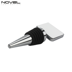 DIY Sublimation Blank Metal Wine Bottle Stopper-Square
