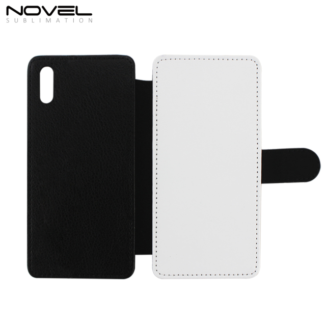 Custom Blank Sublimation PU Leather Flip Phone Case For Sony Xperia L3