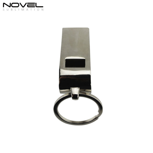 New!!! Custom Blank Sublimation Metal Whistle Keychain