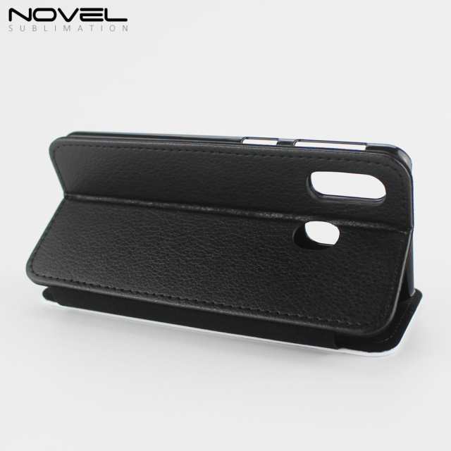 Custom DIY Heat Press Sublimation Blank PU Flip Phone Wallet Case For Galaxy A40